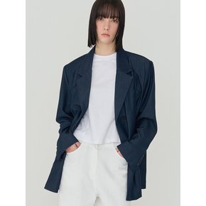 OVERFIT UNBAL SINGLE JACKE (NAVY)