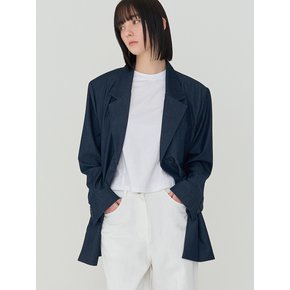 OVERFIT UNBAL SINGLE JACKE (NAVY)