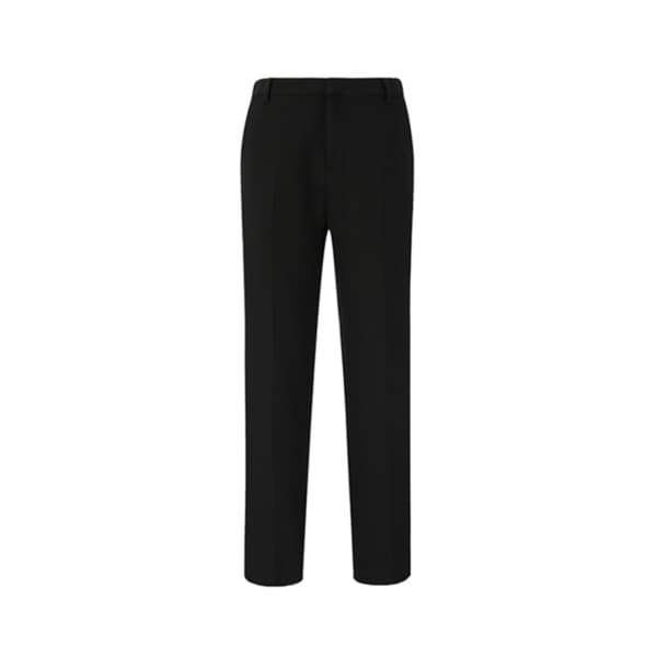 남성 슬림 핏 슬랙스 (BLACK)