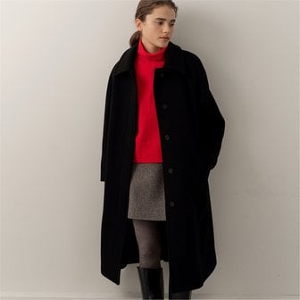 blank03 [블랭크03] cashmere wool balmacaan coat (black)