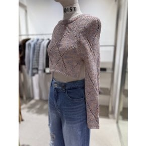 [여주점] 레이스업 포인트 볼레로형 크롭 풀오버  ES2KL864
