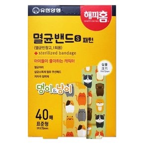 캐릭터 멸균 밴드 에스 패턴 표준형 40매 X 1개