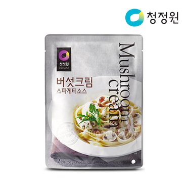  청정원 버섯크림 스파게티 파우치 250g x6개