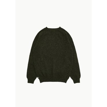 샵아모멘토 블레스 25FW Pearl Pad Sweater, Khaki