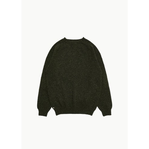 샵아모멘토 블레스 25FW Pearl Pad Sweater, Khaki