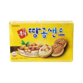 크라운 국희땅콩샌드 372g