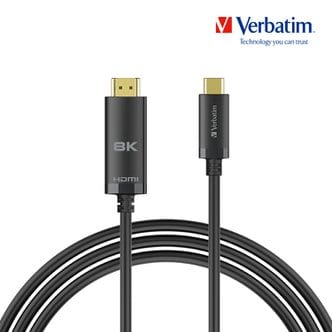 버바팀 8K C to HDMI2.1 MHL 미러링 케이블 200cm HEC 맥북 TV 넷플릭스