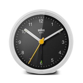 브라운 무소음 미니탁상시계 BC12WB 라이트.스누즈알람 BRAUN 정품