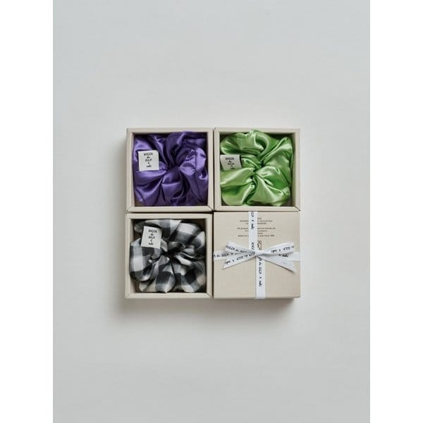 A womans silk scrunchie (3colors) - saki limited edition