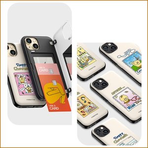  아이폰15 아이폰14 프로 맥스 플러스 휴대폰 케이스 정품 카카오 춘식이모음 도어범퍼 카드수납