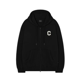 C 로고 후드집업 블랙 CO2601HZ01BK