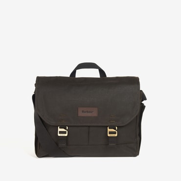 바버 [25SS] 남성 올리브 Essential Wax 메신저백 (URBA5E001L3)