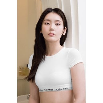 Calvin Klein Underwear 여성 모던코튼 AF 티셔츠 브라렛 (QF7213AD-100)