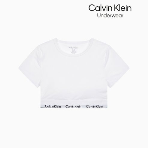 Calvin Klein Underwear 여성 모던코튼 AF 티셔츠 브라렛 (QF7213AD-100)