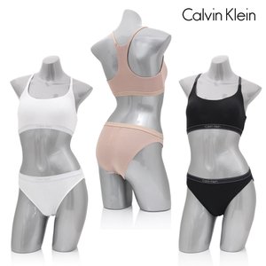 Calvin Klein CK  여성 브라렛+삼각팬티 세트 QF6438+QF6443 3종 택1