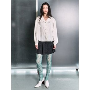 Frill Collar Blouse  White (KE6160M011)