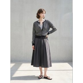 [에이루브] 배색 단가라 니트 AASEPO102P