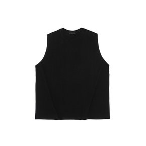 LIGHT WEIGHT BASIC SLEEVELESS (BLACK)