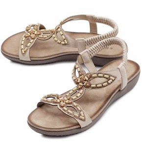 kami et muse T strap beads sandals_KM22s158