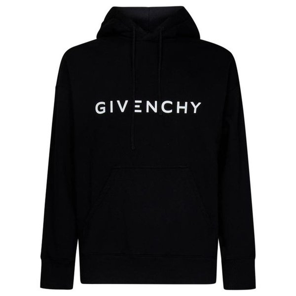 24FW 지방시  남성 아키타입 멜턴 슬림핏 후드 BMJ0HC3YAC001 BLACK BPG