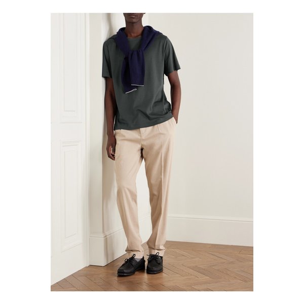 코튼 모달 혼방 저지 티셔츠 그레이 46376663162880432