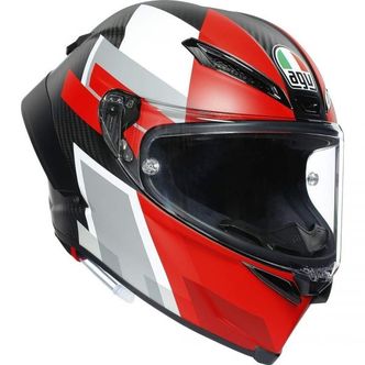  영국 AGV 헬멧 PISTA GP RR COMPETIZIONE CARBON WHITE RED FULL FACE HELMET 2XL 1667283