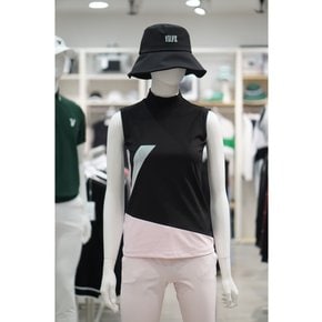 [여주점] 볼빅골프웨어 여성 골프 브이 빅포인트 민소매 티셔츠 SM411