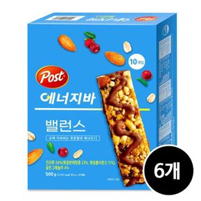 포스트 에너지바 밸런스 500g x 6개[34066245]