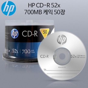 HP Media CD-R 케이스 케익 52x 700MB 50p