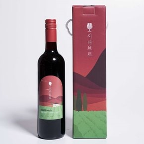 시나브로 캠벨 레드 스위트 12도 750ml 영동와인 과실주