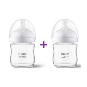 아벤트 아기편한 유리 젖병 120ml 1P (0m+ 젖꼭지 포함) SCY930/01 1+1 행사 (2P)