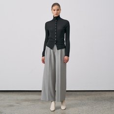 / Two Pintuck Wide Trousers