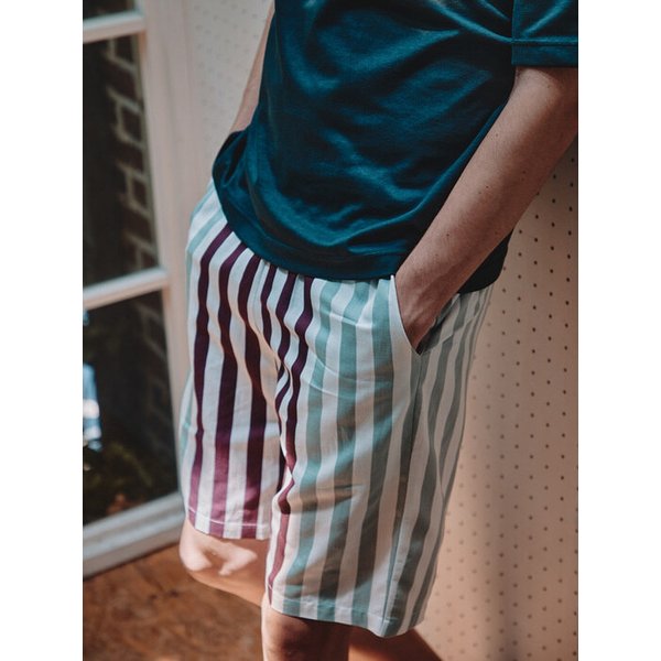 남자 민트스트라이프 5부 팬츠 SMJDA5P0005