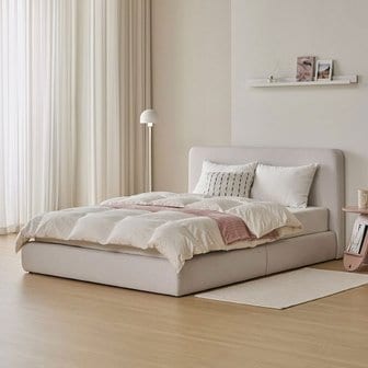  [착불] 우아미가구 모노 베인 아쿠아텍스 패브릭 호텔 침대 프레임 Q 퀸