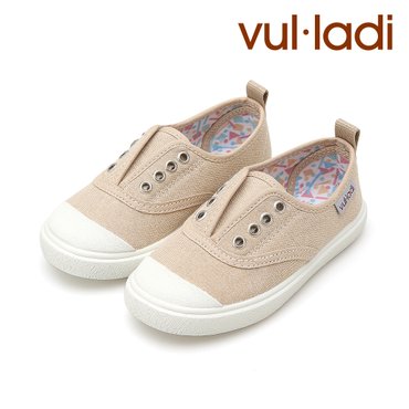트래드후스 [VULLADI] 불라디 히든 밴드 슬립온 베이지 키즈슬립온 여아슬립온 아동운동화 키즈신발