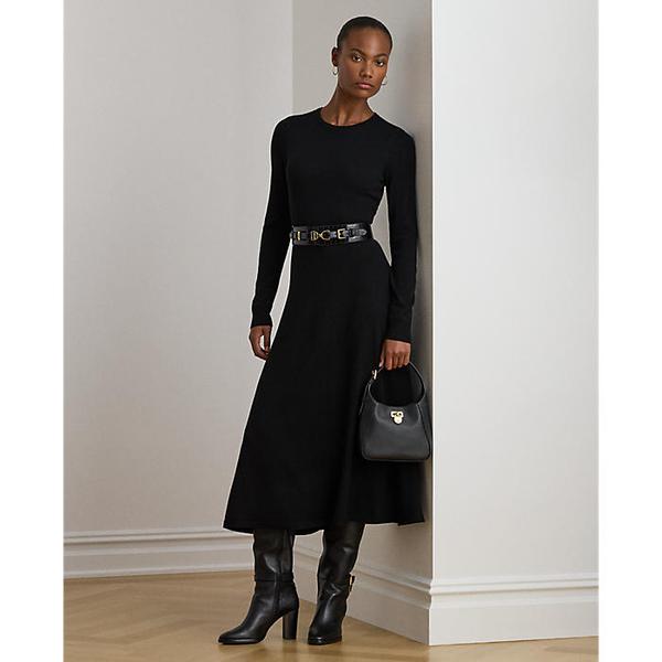 울 크루넥 스웨터 드레스(WMLRDRSS6820180001)