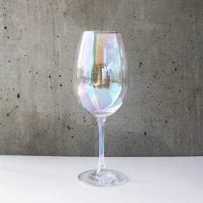 레인보우 오로라 내열글라스 와인잔 350ml2P