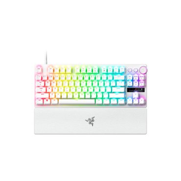 RAZER 레이저코리아 헌츠맨 V3 프로 TKL White US 키보드 래피드 트리거 2세대 아날로그 텐키리스