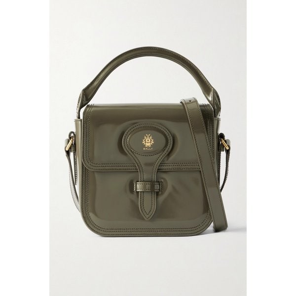 베켓 플랫 미니 글로스드 가죽 토트백 46376663162837444