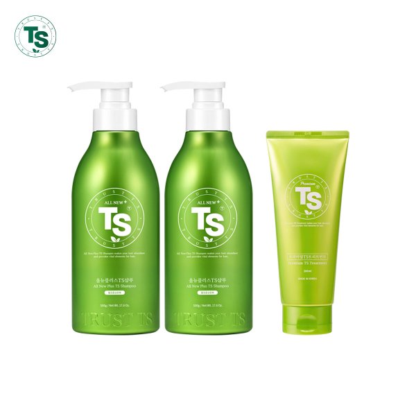 올뉴플러스 TS샴푸 500gx2개+프리미엄트리트먼트200gx1개