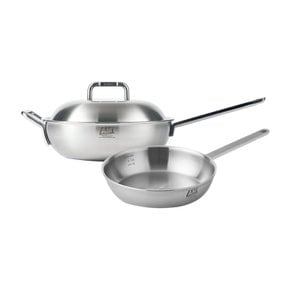 316TI 스텐 2종세트(소테팬26cm,편수웍28cm)