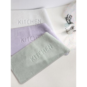 소프트 KITCHEN 자수 주방매트 3color