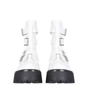 SS22 알렉산더 맥퀸 Sleeveless T-Shirt RAVE BOOTS WHITE 700078_WIC639359