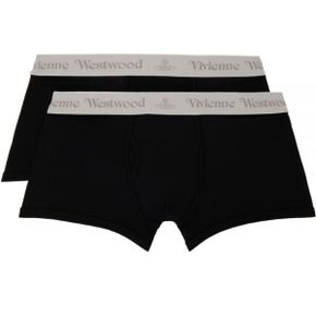 비비안웨스트우드 24 TWO-PACK BOXER GREY BAND (8106001E J002Y N401) (2팩