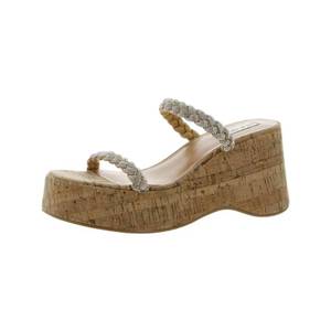 스티브매든 4474562 Steve Madden Danya Womens Rhinestone Braided Platform Sandals