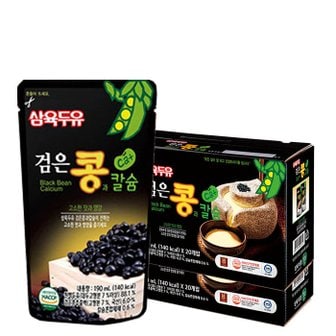 굿커머스 삼육두유 검은콩과 칼슘 190ml 60입