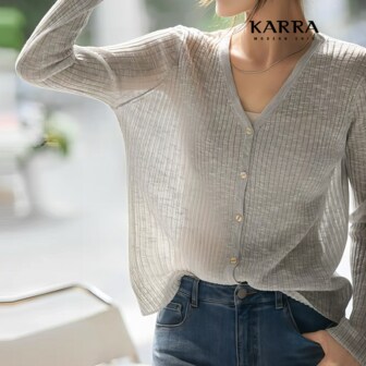 카라 KARRA 골지보카시가디건_A4S1097