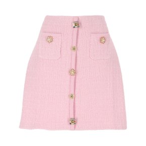 [SELF PORTRAIT] Midi skirt PF24-128SKPPINK Pink