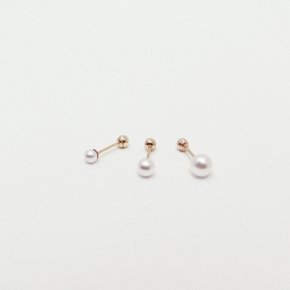 14K Gold Swarovski Pearl Piercing