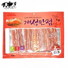 피플펫 간식 개성만점 연어 강아지 고구마 슬라이스 300g X ( 2매입 )